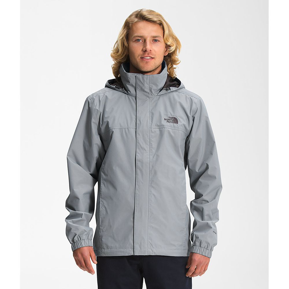 The North Face Rain Jacket Mens Australia - The North Face Resolve 2 Grey (RAI-615037)